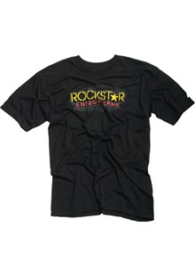 black rockstar shirt