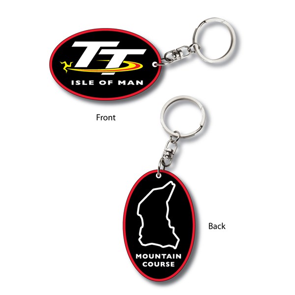 TT Oval Rubber Map Key Fob : Duke Video