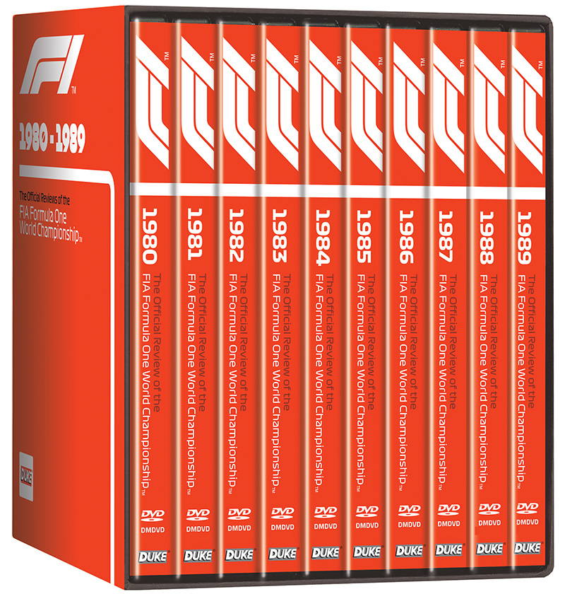 F1 1980-89 NTSC (10 DVD) Box Set : Duke Video