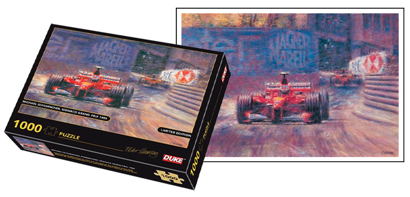 Michael Schumacher Jigsaw & Racing Legend Print : Duke Video