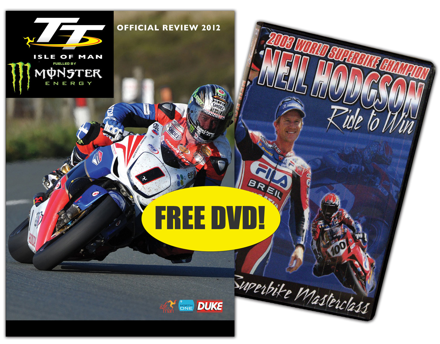 Isle of Man TT 2012 DVD and Neil Hodgson Ride to Win : Duke Video
