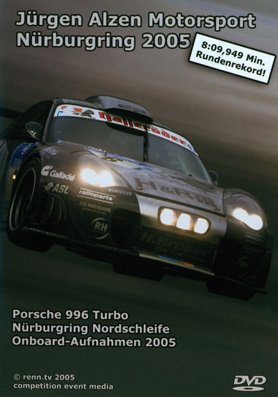 In Car Nurburgring Jurgen Alzen Porsche 996 Turbo DVD : Duke Video