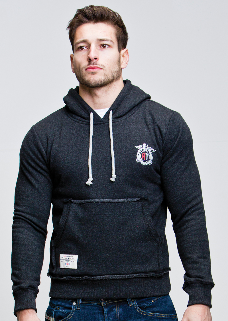 RT Crest (Mens) Anthracite Pullover Hoodie : Duke Video