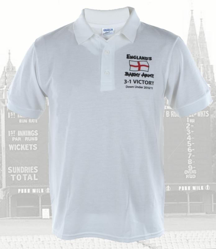 Barmy Army Cook Polo Shirt Duke Video